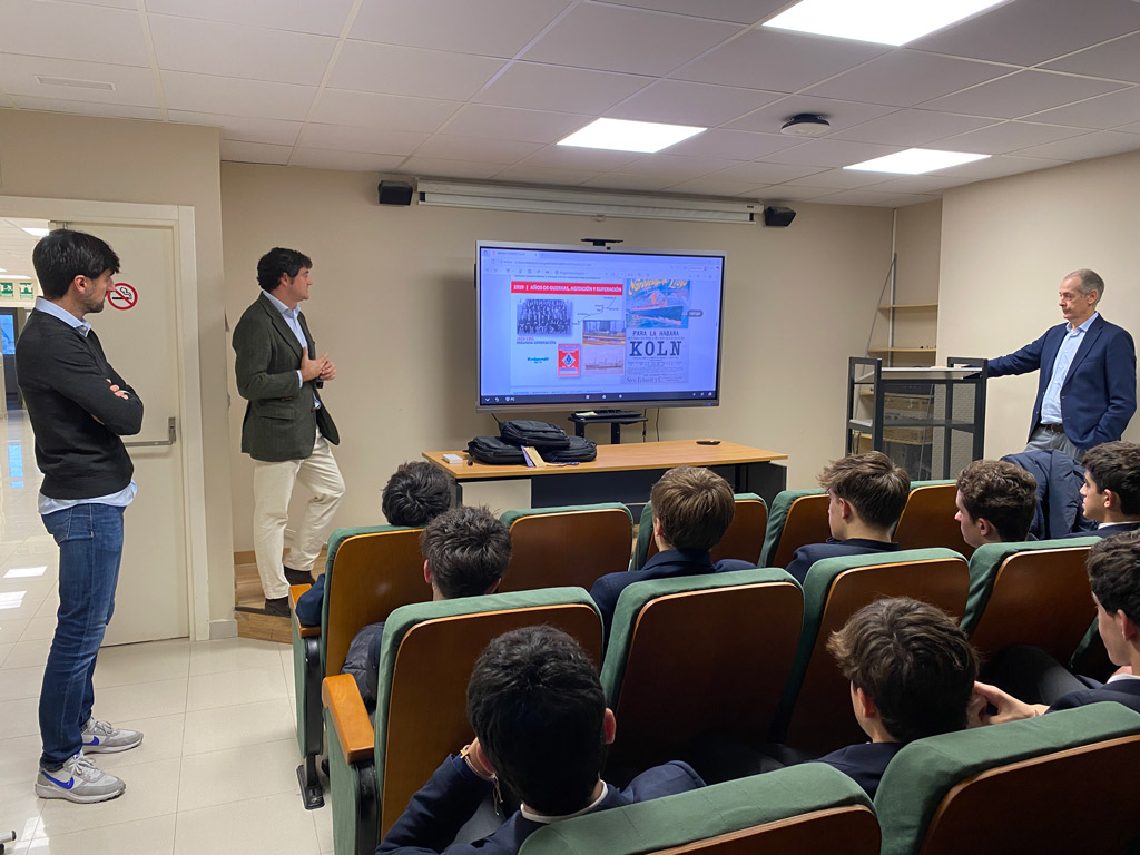 visita del colegio gaztelueta al grupo erhardt 01