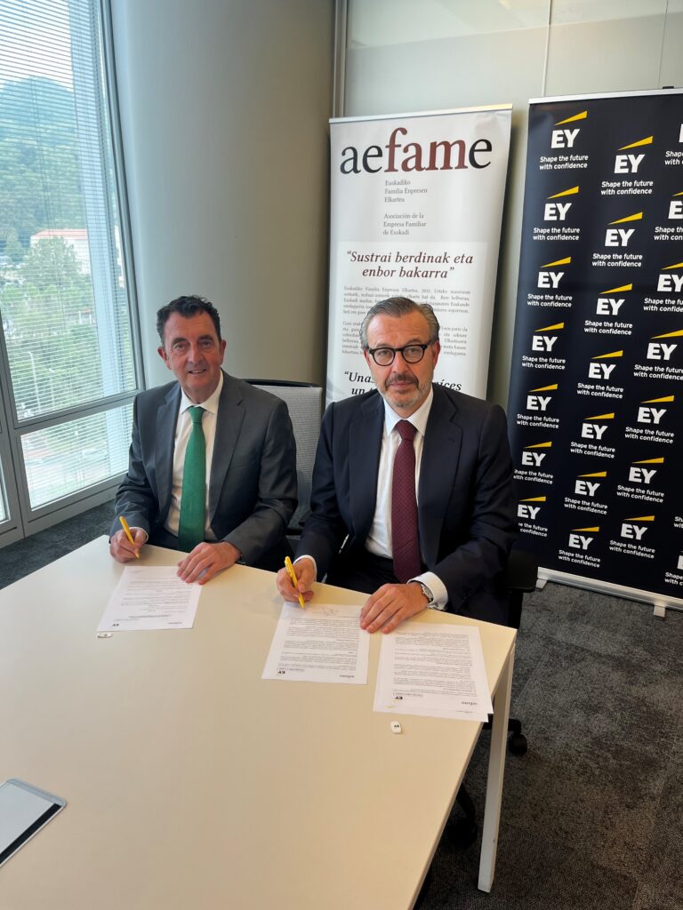 Aefame y EY renuevan su acuerdo de colaboración 2 Renovacion acuerdo patrocinio Aefame EY 1