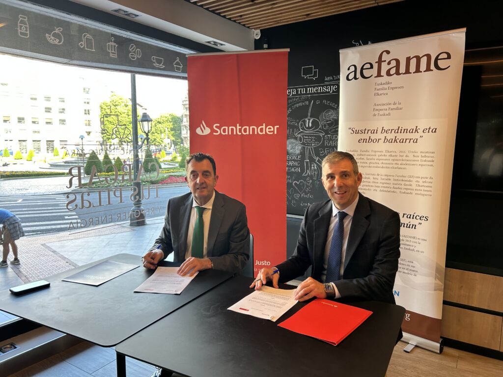 Aefame y Banco Santander renuevan su acuerdo de patrocinio 2026